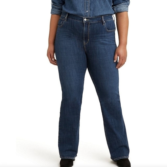 Levi's 725 High-Rise Bootcut Jeans NWT Women's size 24W - Picture 1 of 11